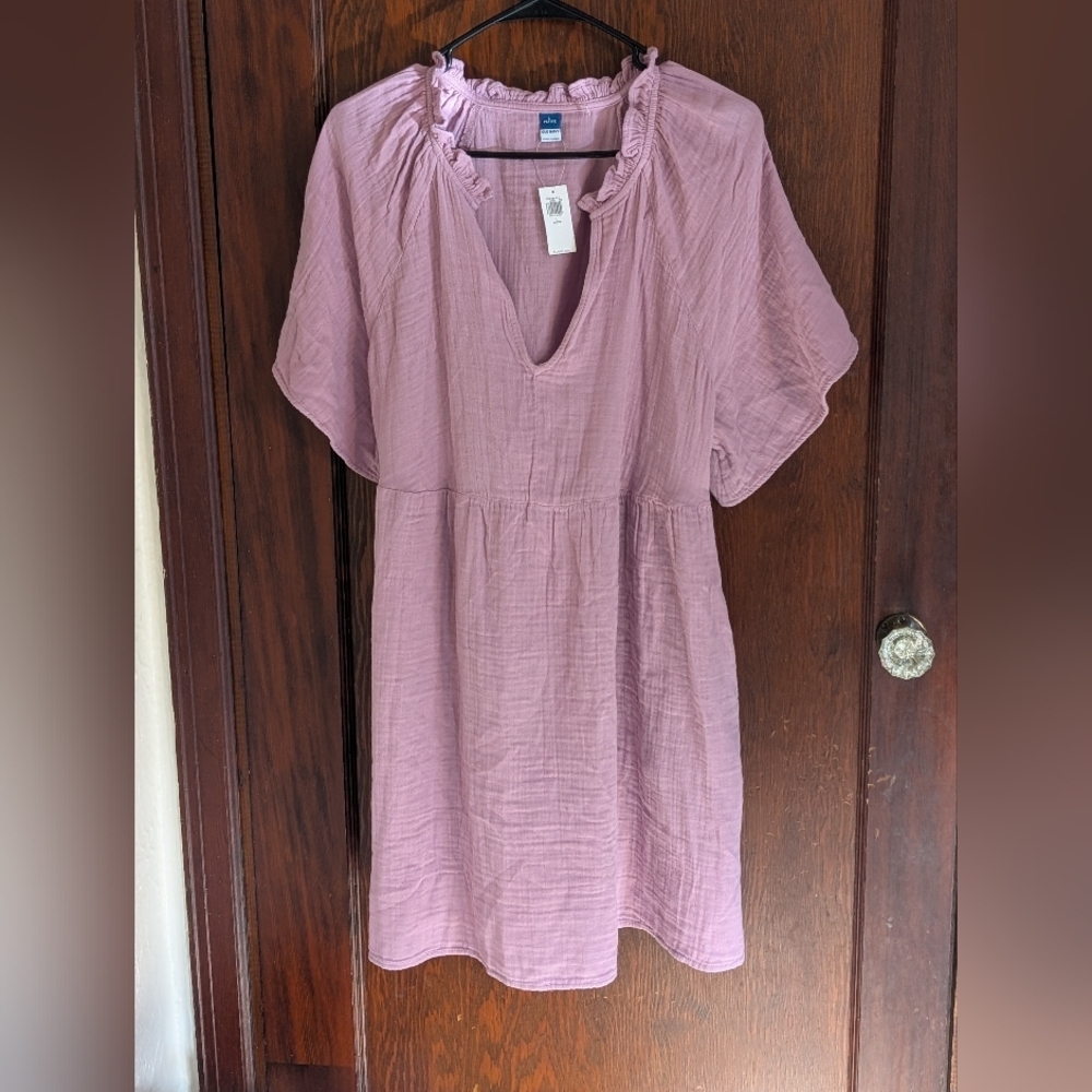 Old Navy Dusty Rose Midi Dress